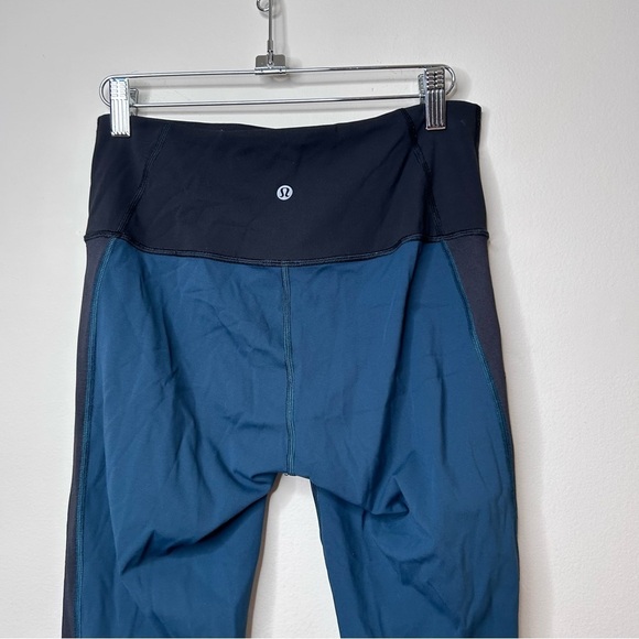 Lululemon Ready Set Go 7/8 Tight with Mesh Cutout 25" Submarine Black Size 6 - Picture 8 of 11